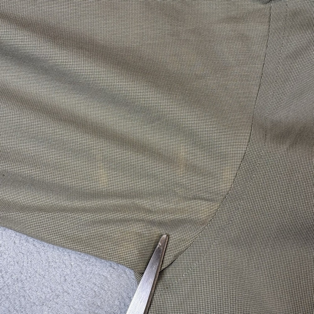 Jos A Bank Traveler Dress Shirt Mens 15.5 33 Green 100% Cotton Button Front - Picture 7 of 8